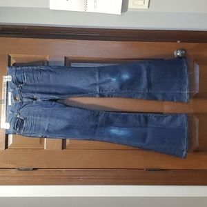 J brand lovestory bell bottom jeans size 27